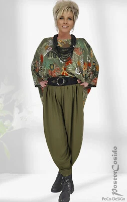 PoCo DeSiGn LAGENLOOK Ballon-Hose L-XL-XXL-XXXL 44 46 48 50 52 54 56 58 khaki - Bild 1 von 4