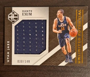 2015-16 Panini Limited Basketball Dante Exum Unlimited Potential /149 Gamer Worn - Picture 1 of 2