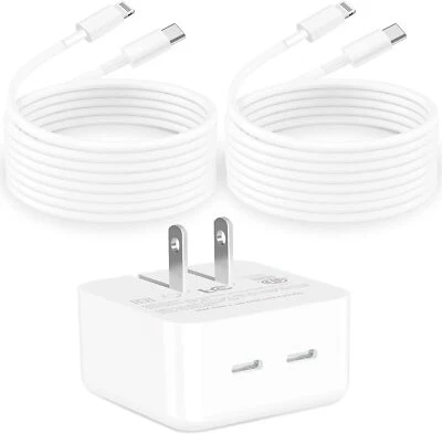 3 Pack USB-C 40W PD Fast Charger + Cable for iPhone 14 13 12 11 Pro Max Xs XR 8 - Image 1 of 4