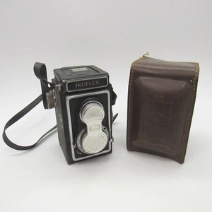Zeiss Ikon Ikoflex TLR Camera Novar Anastigmat 75mm f3.5 Lens - UNTESTED/PARTS - Picture 1 of 15