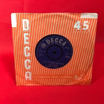 BILLY FURY Like I've Never Been Gone 1963 UK 7" vinyl single original 45 - Bild 1 von 2