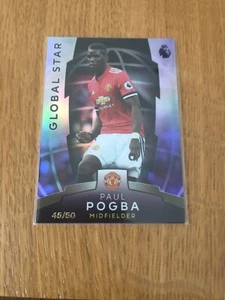 Topps Premier League Platinum 2018 LILA PARALLEL PAUL POGBA GLOBAL STAR 45/50 - Bild 1 von 1