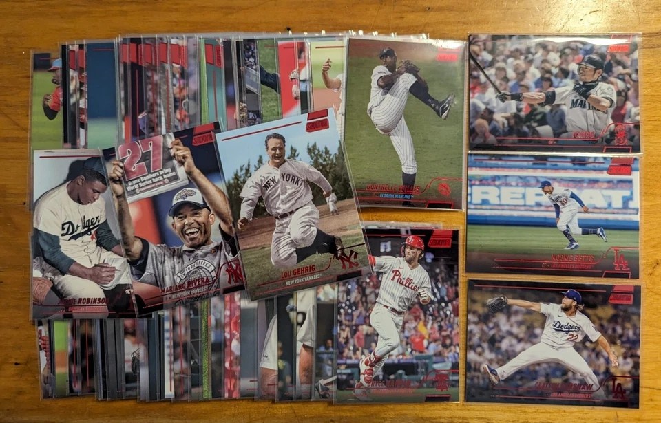 2022 Stadium Club Red foil Parallel singles you pick chioce fill your set - Image 1 of 1