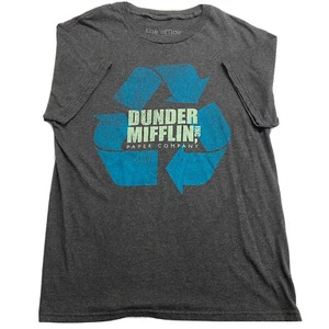 THE OFFICE DUNDER MIFFLIN Mens Shirt Size M Michael Scott Dwight Schrute - Picture 1 of 5