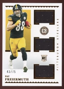 Pat Freiermuth 2021 Encased Rookie Patch Relic #RTM-PF Serial #D 43/75 Steelers - Bild 1 von 2