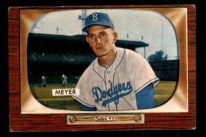 1955 Bowman #196 Russ Meyer VG-EX