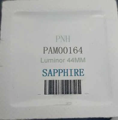 PANERAI LUMINOR MARINA 44mm PAM00164 VETRO ZAFFIRO COMPATIBILE CON LENTE DATARIO Foto 1 de 2