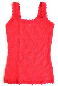HANKY PANKY 1390LX Plus Size Unlined Basic Camisole ~ CORAL GABLES ~ 2X NWT $56