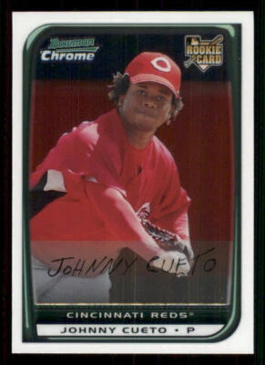 2008 Bowman Chrome #217 Johnny Cueto RC - Image 1 of 2