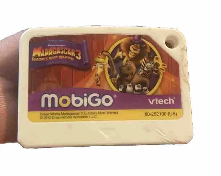 2012 VTech MobiGo Dreamworks Madagascar 3 Europe's Most Wanted Game Cartridge - Image 1 of 1