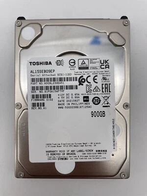 900GB 10K SAS 2.5" 12G HDD DELL SERVER R540 R640 R740 R740XD R940 (100% Health) - Image 1 of 2