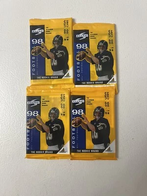 4 SEALED 1998 SCORE FOOTBALL PACKS Peyton Manning Randy Moss Rookie Year - Image 1 of 3