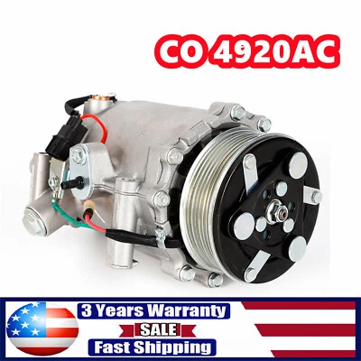 AC Compressor For 2007-2014 Honda CR-V 2007-2012 Acura RDX 2.3L 13-15 ILX 2.4L - Image 1 of 4