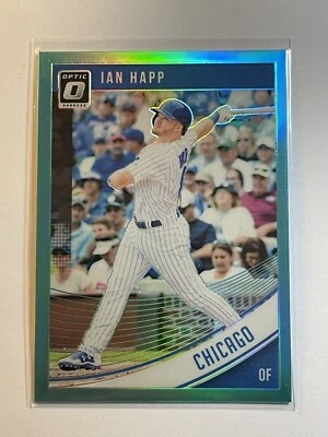 Ian Happ 2018 Panini Optic Aqua Blue Prizm #ed/299 Chicago Cubs #146  Foto 1 de 2