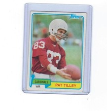 1981 Topps #239 Pat Tilley St. Louis Cardinals NFL Football Card