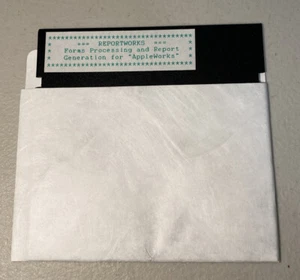 ReportWorks für AppleWorks Apple IIe ProDOS 5,25" Diskette - Bild 1 von 3