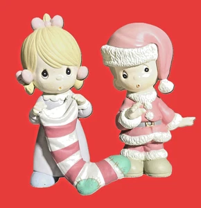 Precious Moments  1995 169951 & 169978 Resin Figures by Samuel J Butcher V VG - Picture 1 of 12