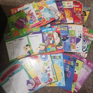 Lot of 27 pre-k To 3rd Grade early learning workbooks. Words, Numbers, Colors, - Bild 1 von 4