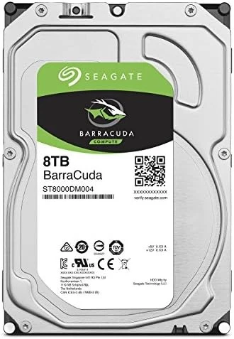 Seagate BarraCuda 3.5 8TB Internal Hard Disk HDD 6Gb/s 256MB 5400rpm - Image 1 of 4