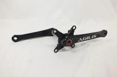 Rotor Agilus Crankset Crank Arm Set 170mm 102 BCD Black External Bearing Spindle - Image 1 of 4
