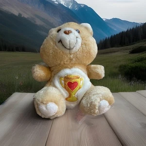 1985 Kenner Care Bear CHAMP Bär Original Vintage Plüsch klein 6 Zoll - Bild 1 von 7