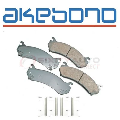 Akebono Pro-ACT Rear Disc Brake Pad Set for 2001-2010 GMC Sierra 2500 HD - uv Foto 1 de 4