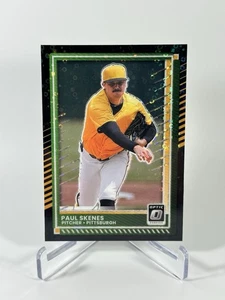 2025 Panini Donruss Paul Skenes #29 Optic Black Circles Disco Prizm - Picture 1 of 2