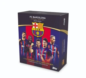 Topps FC Barcelona Official Team Set 2022/2023 • New • Slightly Dinted Box - Picture 1 of 1