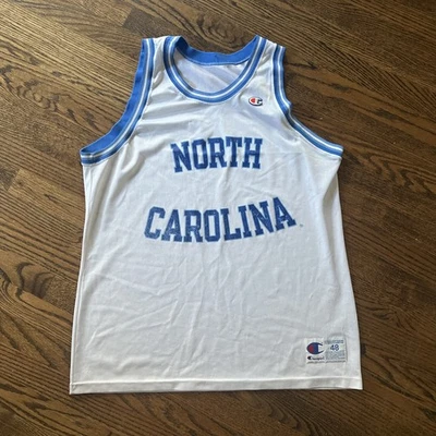 North Carolina Tar Heels Jersey (VTG) - Basketball Home White - Men's Size 48 - Image 1 of 4