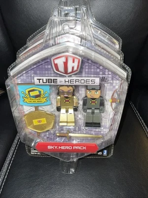 TH Tube Heroes Sky Hero Pack 2 Figures Action Figure TH NEW IN PACKAGE - Image 1 of 2