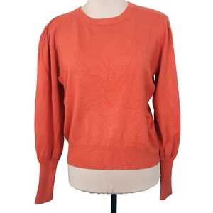 Ann Taylor Factory weicher Pullover Pulli Damen Gr. Medium Herbst orange Herbst - Bild 1 von 8