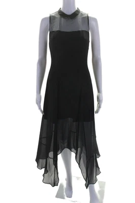 Vestido recto BCBGeneration para mujer sin mangas con cuello transparente talla 2 Foto 1 de 4