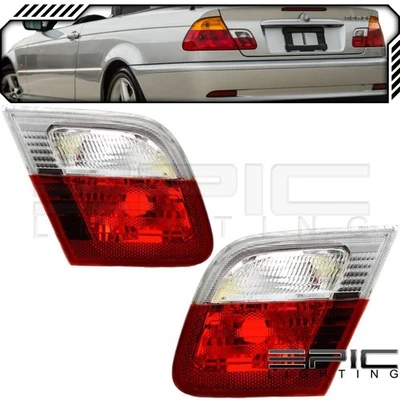 Pair LH RH Inner Tail Lights fits BMW 99-00 323i 328i 01-03 325Ci 325i 330Ci M3 - Image 1 of 4
