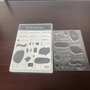 Stampin Up Hello Beautiful Photopolymer Stamp Set - Picture 1 of 8
