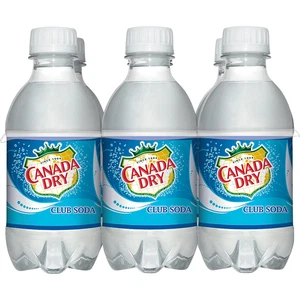 Canada Dry Club Soda, botellas de plástico de 10 fl oz, paquete de 6 - Imagen 1 de 12