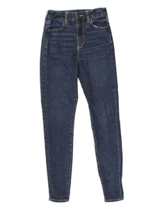 AMERICAN EAGLE Womens Skinny Jeans US 8 Medium W26 L28 Blue Cotton AG10 - Picture 1 of 4