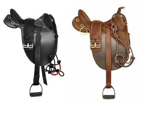 Synthetic Suede Australian Stock Horse Saddle Girth Stirrups 12" - 20" Free Ship - Bild 1 von 6