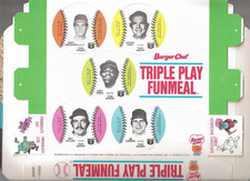 1977 RANGERS MSA Burger Chef Baseball Card Disc Box Tray Blyleven Gaylord Perry