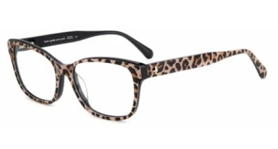 Anteojos rectangulares para mujer Kate Spade Crishell 0FP3 negro leopardo Foto 1 de 4