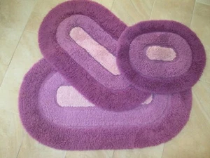 3 teilg. Badezimmer-Teppiche - Bild 1 von 7