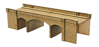 N-BR007 "Connors Bridge" Full Depth Road over Rail Bridge N Gauge Laser Cut Kit - Image 1 of 3