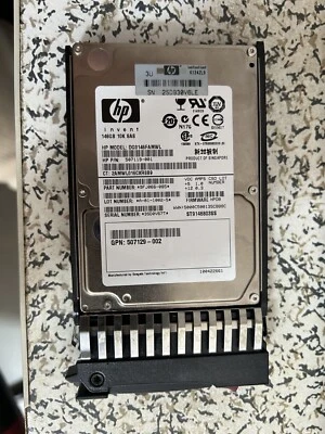 HP 146GB 10K SAS 2.5 DP Hard Drive 418367-B21 418399-001 459512-002 518194-001 - Image 1 of 2