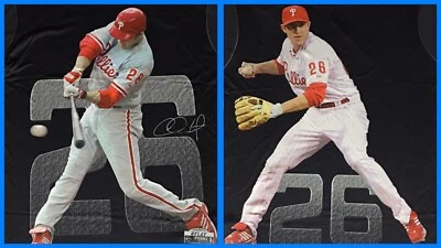 Men's CHASE UTLEY Philadelphia Phillies Double-Sided Graphic Polyester Tee-Shirt - Image 1 of 4