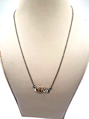 Minimal Love Necklace With Star Charm Accent 16" - Image 1 of 4