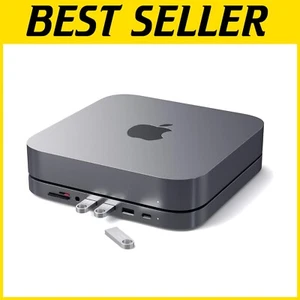 Elegant USB-C Hub & Stand for Mac Mini - Data, Card Readers & Headphone Port - Picture 1 of 12