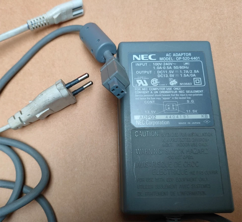 Netzteil NEC OP-520-4401 4 PIN Stromkabel Ladekabel AC Adapter Charger - Bild 1 von 1