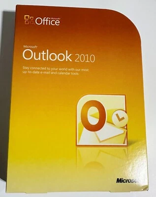 Microsoft Office Outlook 2010 OPEN BOX, Mail Management  NOT for Windows 10/11 - Image 1 of 4