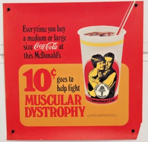 McDonalds Pre LED Translight Original 1970's 920-421 Muscular Dystrophy 110-B - Picture 1 of 1