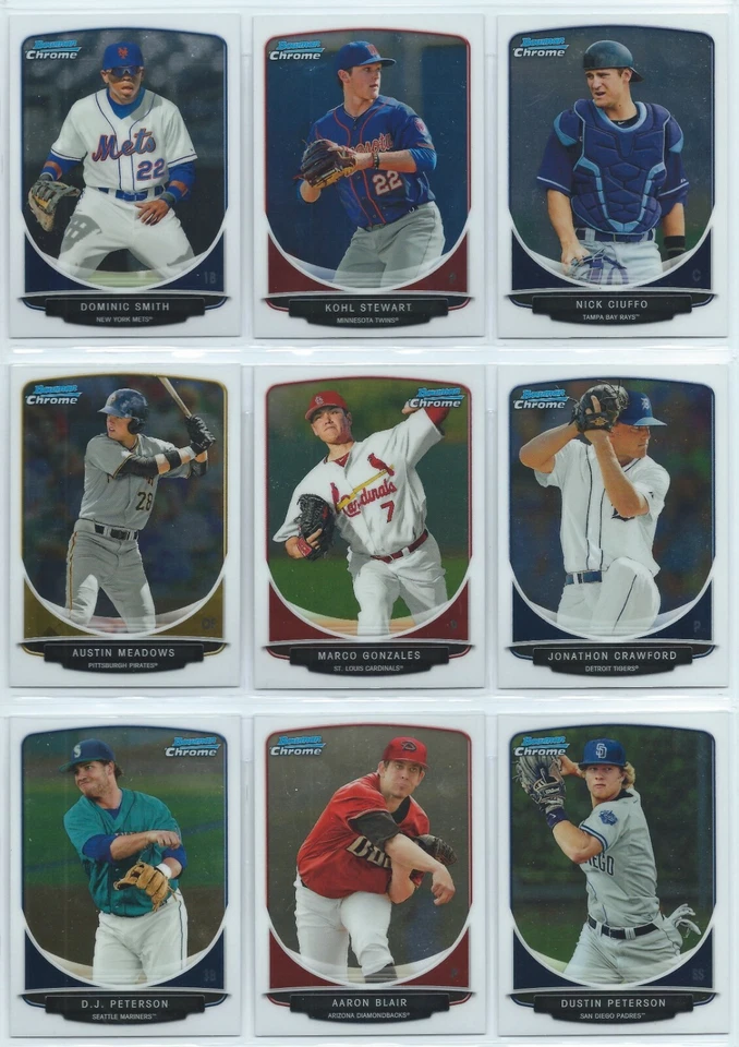 2013 Bowman Draft Picks & Prospects Chrome You Pick the Player Finish Your Set - Image 1 of 1