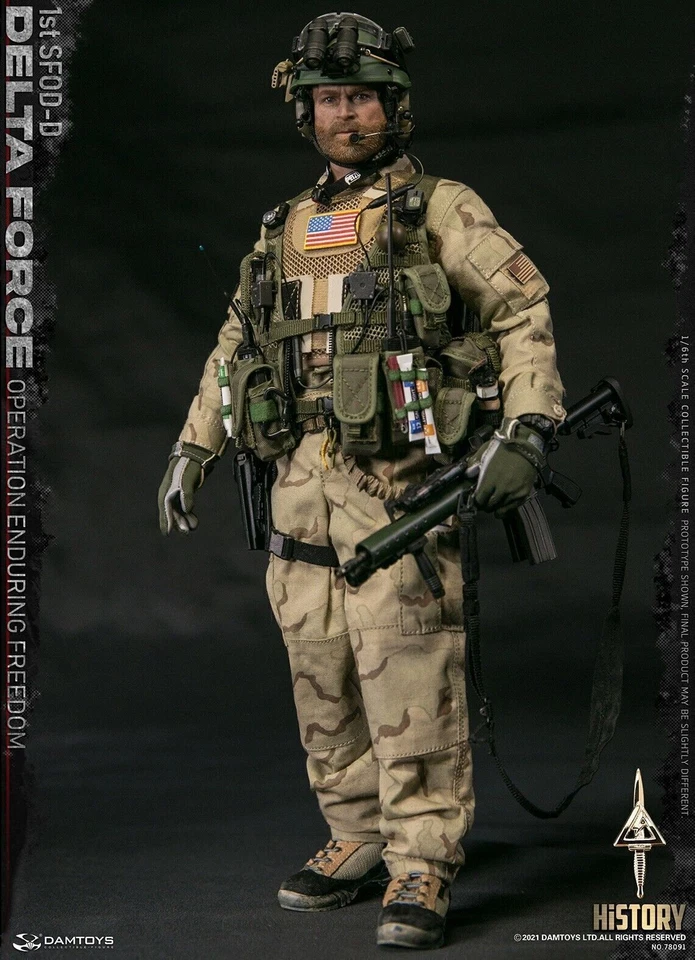 Damtoys 1/6 78091 Delta Force Operation Enduring Freedom Action Figure Toy